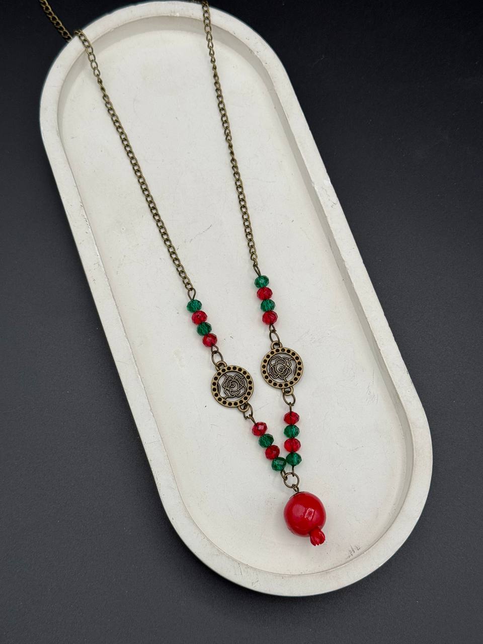 گردنبند انار کد 2
