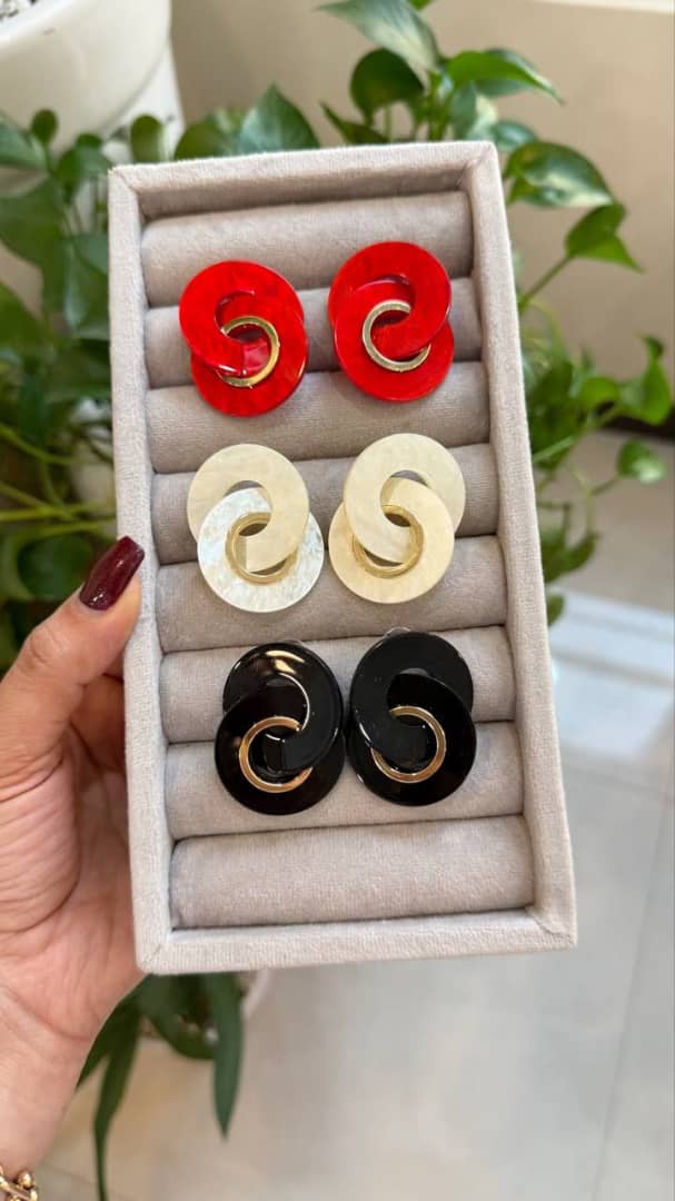 گوشواره میناکاری کد104